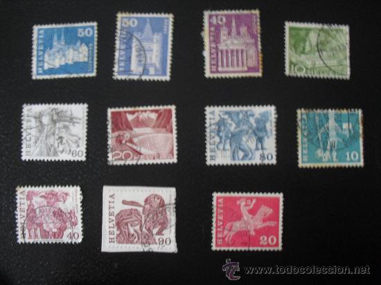 Sellos: 11 sellos de Suiza - Foto 1