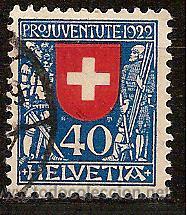 Sellos: SUIZA,USADO,YVERT 191. - Foto 1