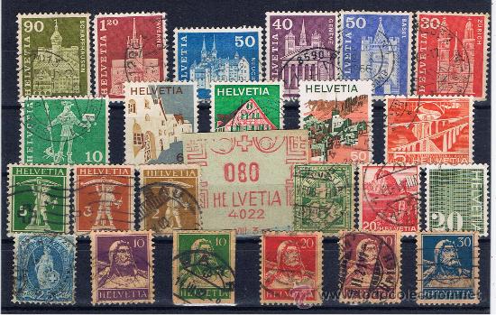 Sellos: mini lote suiza - Foto 1