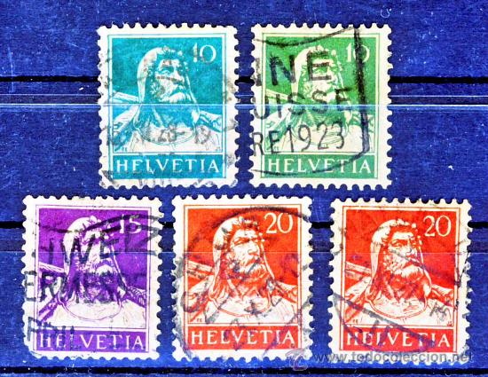 Stamps: SUIZA.- LOTE 17.-