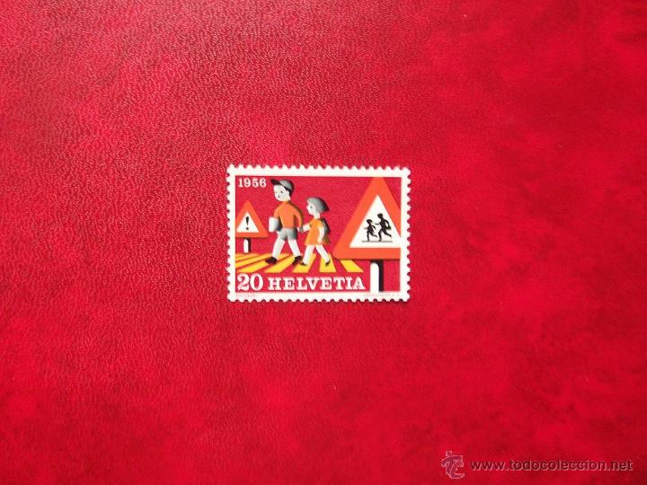 Sellos: SUIZA 1956, YVERT 574, NUEVO - Foto 1