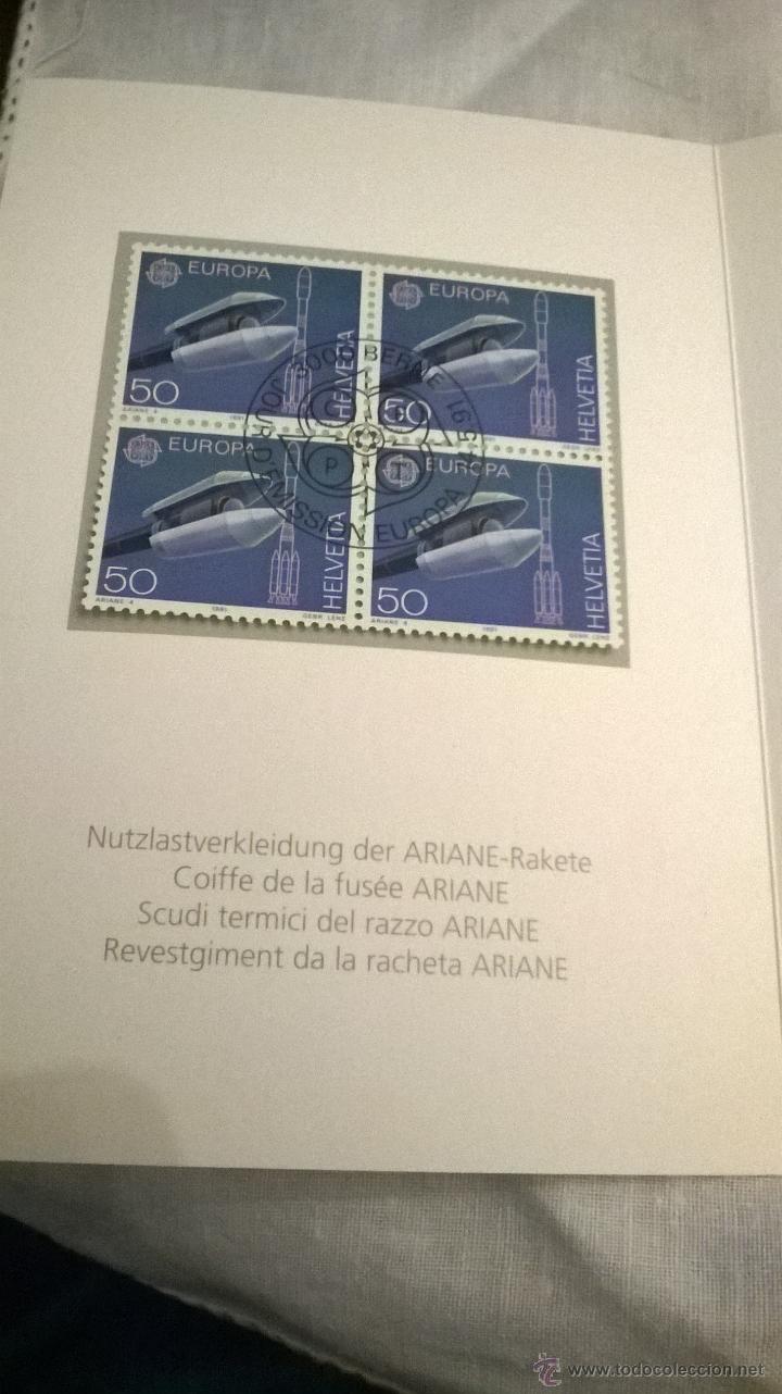Sellos: CARPETILLA CON 8 SELLOS DE SUIZA - Foto 1