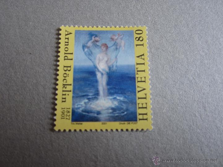 Sellos: SUIZA 2001, YVERT N&ordm; 1696** - Foto 1