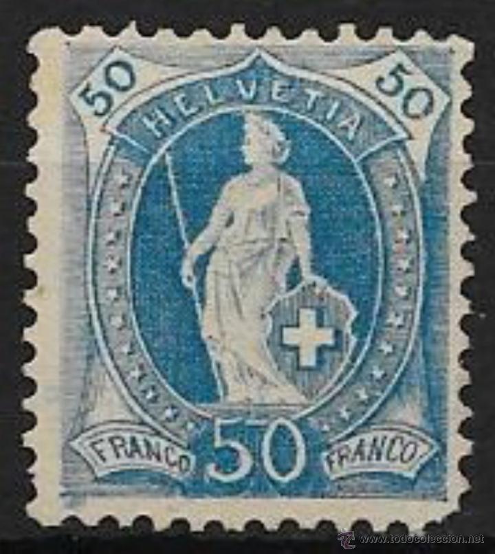 Sellos: SUIZA YVERT N&ordm; 76 (*) - Foto 1