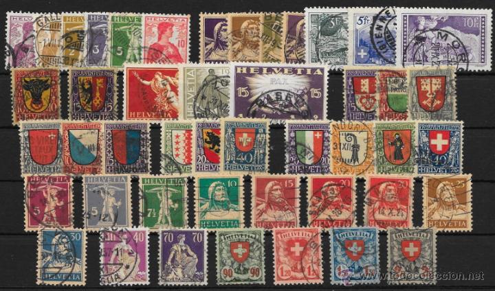 Sellos: SUIZA. CONJUNTO DE SERIES USADAS - Foto 1