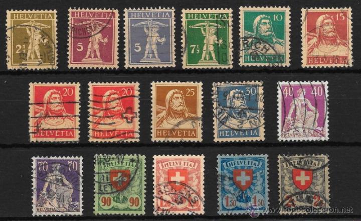 Sellos: SUIZA YVERT N&ordm; 196/11 USADA - Foto 1