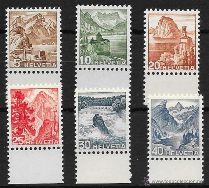 Sellos: SUIZA YVERT N&ordm; 461/66** - Foto 1