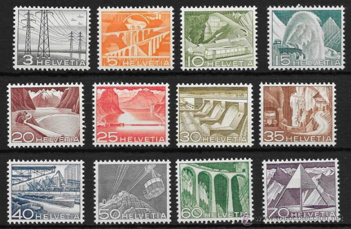 Sellos: SUIZA YVERT N&ordm; 481/92** - Foto 1
