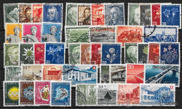 Sellos: SUIZA CONJUNTO DE SERIES USADAS - Foto 1