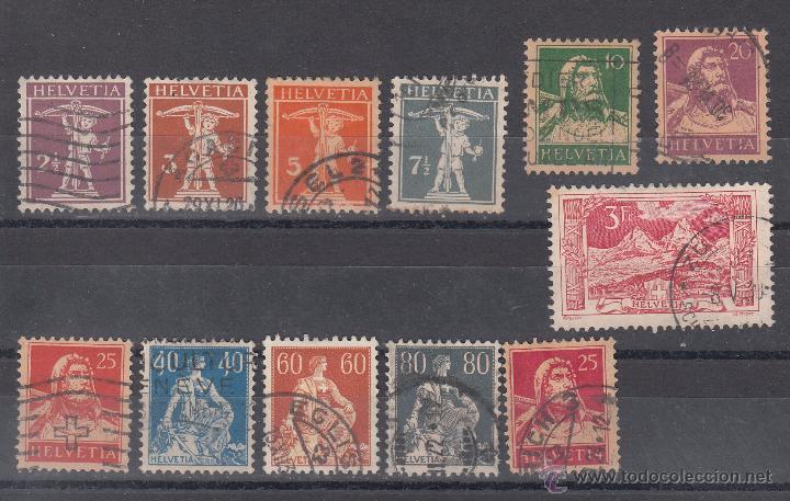 Sellos: suiza  157/67, 163a usada, - Foto 1