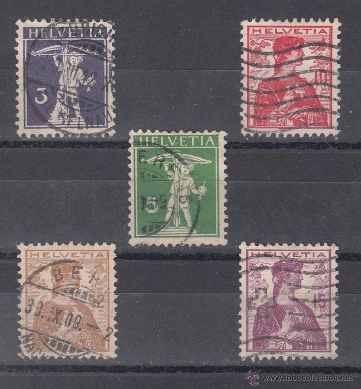 Sellos: suiza  129/33 usada, - Foto 1