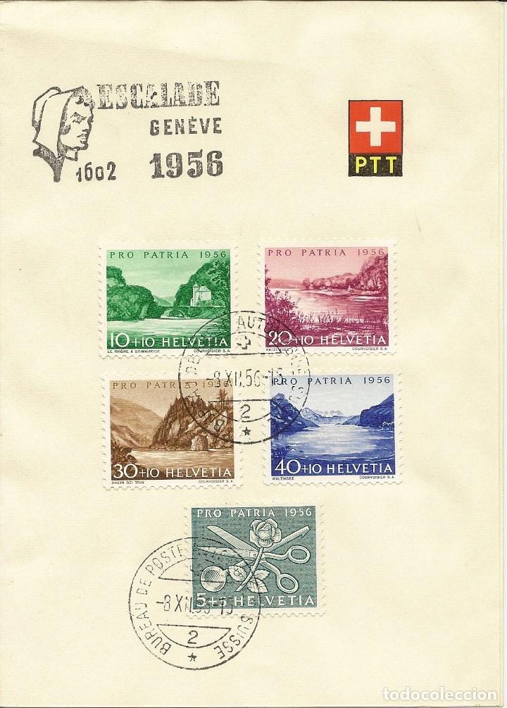 Timbres: Hojita Conmemorativa  Escalade 1956   Franqueo Pro patria   NL494