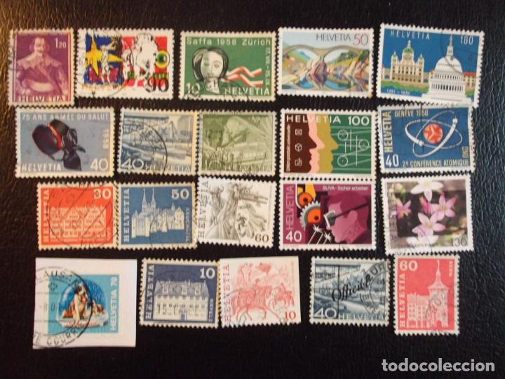 Sellos: Suiza. 20 Sellos usados distintos. Ref: e367 - Foto 1