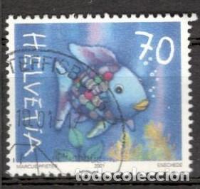 Sellos: Suiza, 2001.Arco Iris. Usados. - Foto 1