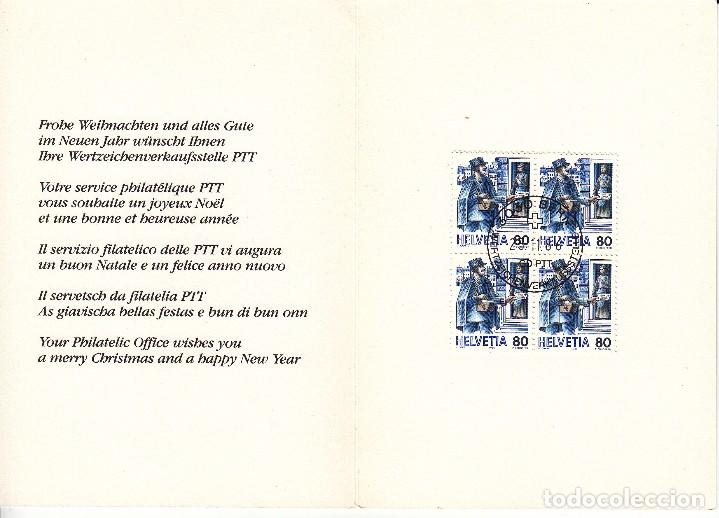Sellos: TARJETA: 1986 SUIZA - Foto 2
