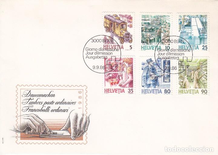 Sellos: SOBRE: 1986 SUIZA - Foto 1