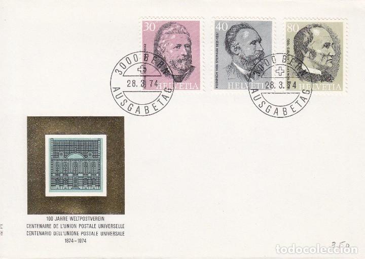 Sellos: SOBRE: 1974 SUIZA - Foto 1