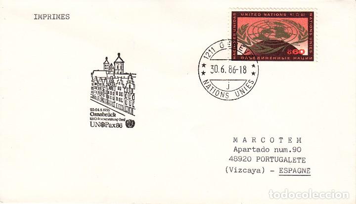 Sellos: SOBRE: 1986 SUIZA - Foto 1