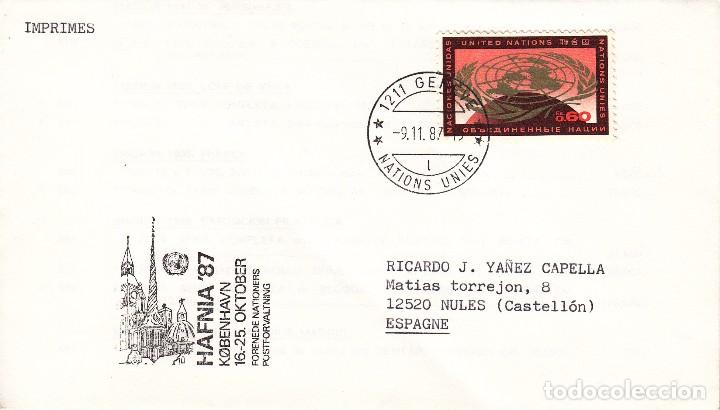 Sellos: SOBRE: 1987 SUIZA - Foto 1
