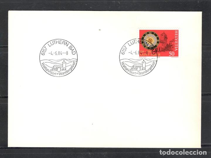 Selos: Carta postal,Suiza,1984,matasellos especial,Luthern,Yvert 1197