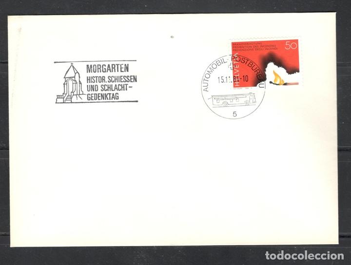 Timbres: Carta postal,Suiza,1984,autom&oacute;vil postal,Yvert 1212