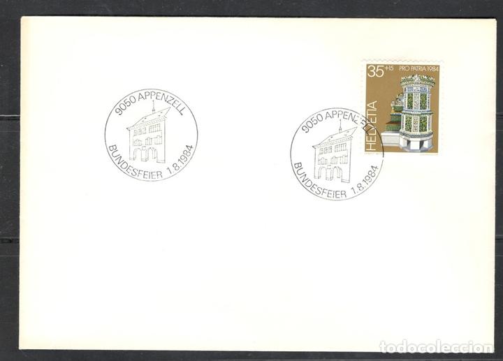 Timbres: Carta postal,Suiza,1984,Appenzell,Yvert 1201