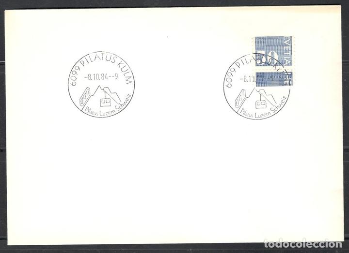 Timbres: Carta postal,Suiza,1970,Pilatus Kulm,Yvert 856