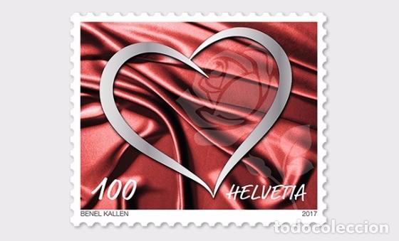 Sellos: Switzerland 2017 - Love mnh - Foto 1