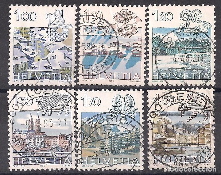 Sellos: SUIZA 1982-1984 - USADO - Foto 1