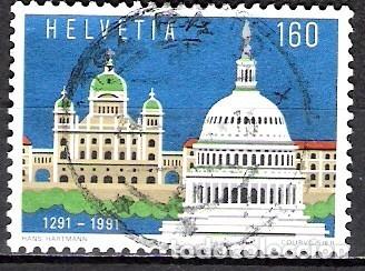 Sellos: SUIZA 1991 - USADO - Foto 1