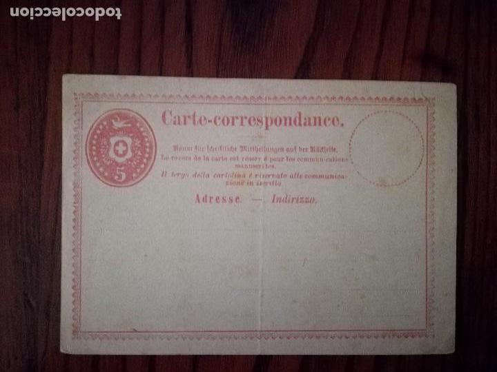 Selos: ANTIGUA CARTA POSTAL DE SUIZA.SIN USAR.