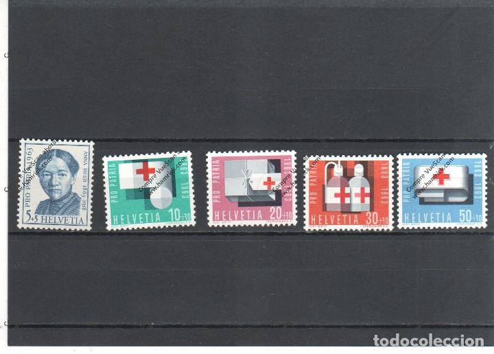 Sellos: SUIZA N&ordm; 711 AL 715 (**) - Foto 1