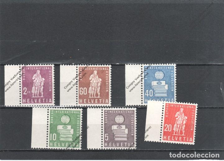 Sellos: suiza n&ordm; 399 al 404 (**) - Foto 1