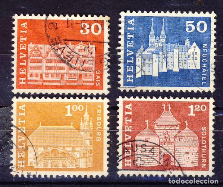 Sellos: SUIZA.-  CASTILLOS.- (1) - Foto 1