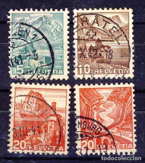 Timbres: SUIZA.- PAISAJES.- LOTE 7.--