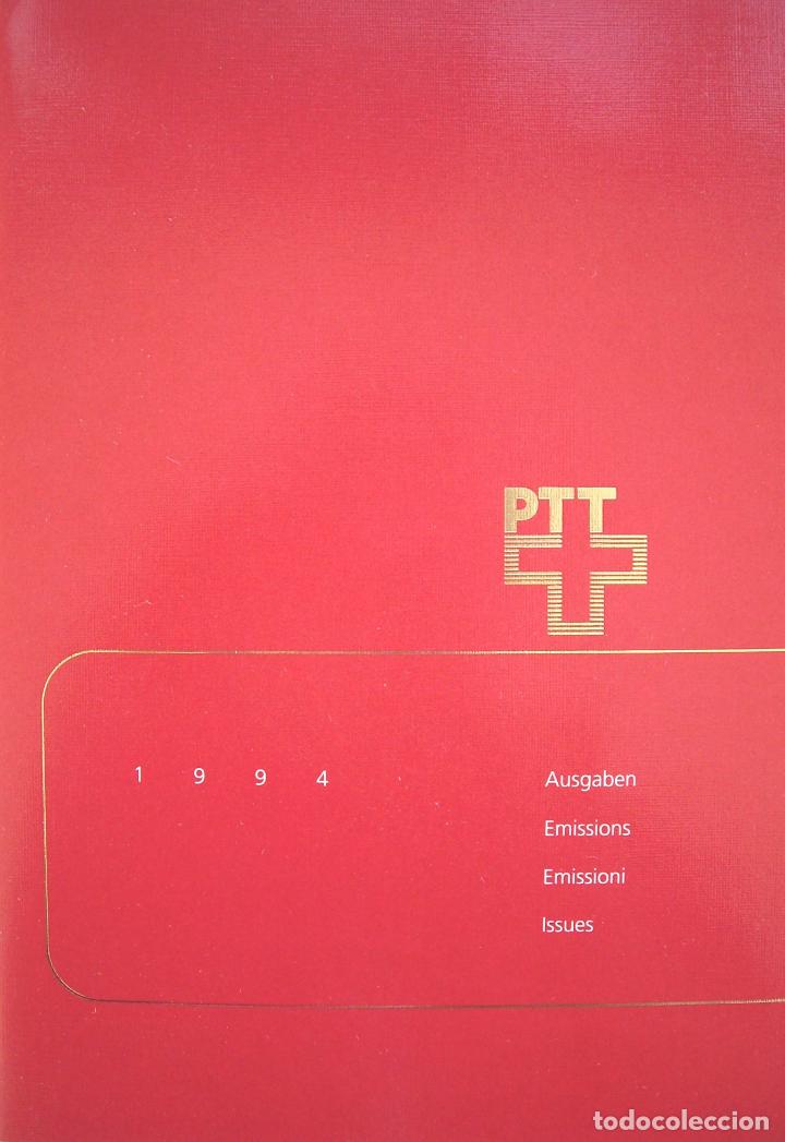 Sellos: Álbum Anual Suiza del año 1994 con matasellado primer día emissión (Michel 35,-) - Foto 1 - 155399758