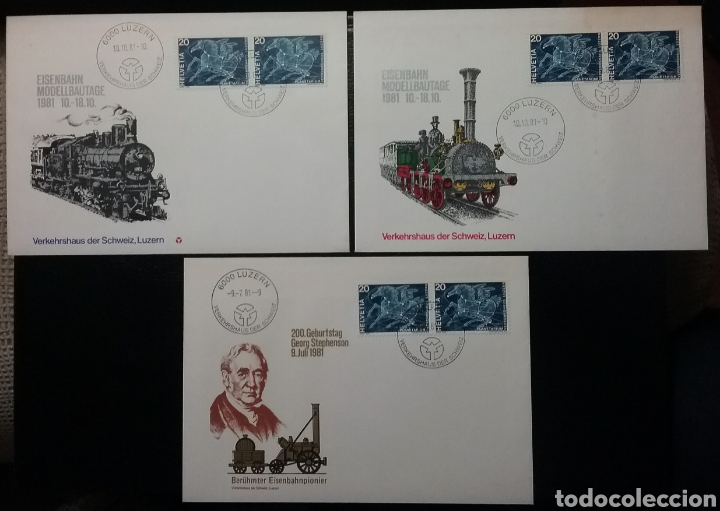 Sellos: Sobres de Suiza 1981 - Foto 1