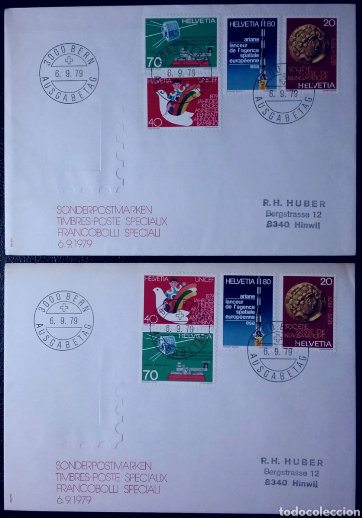 Sellos: Sobre de Primer D&iacute;a y Postal 1979 - Foto 1