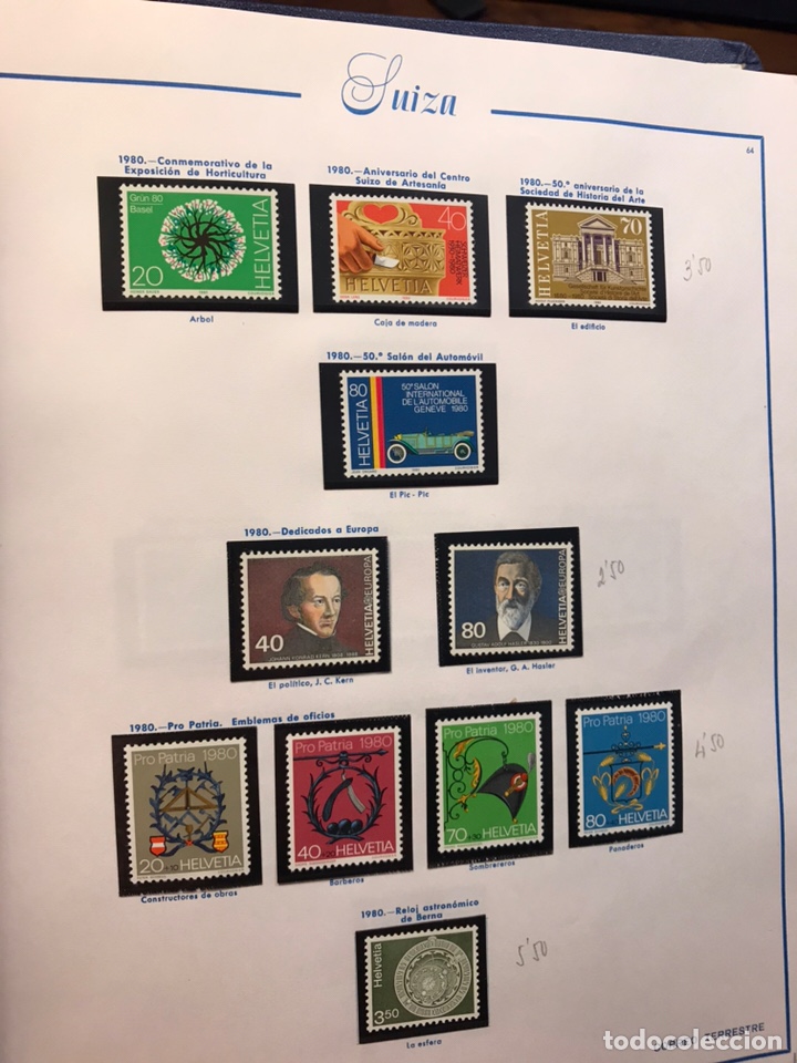 Sellos: COLECCION SELLOS SUIZA - Foto 67