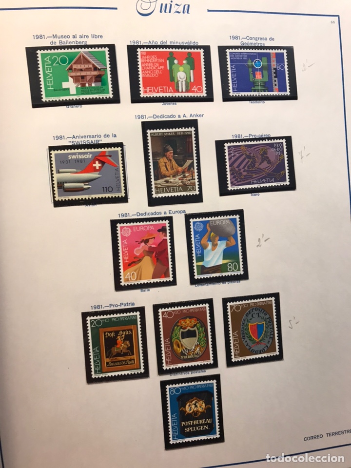Sellos: COLECCION SELLOS SUIZA - Foto 69