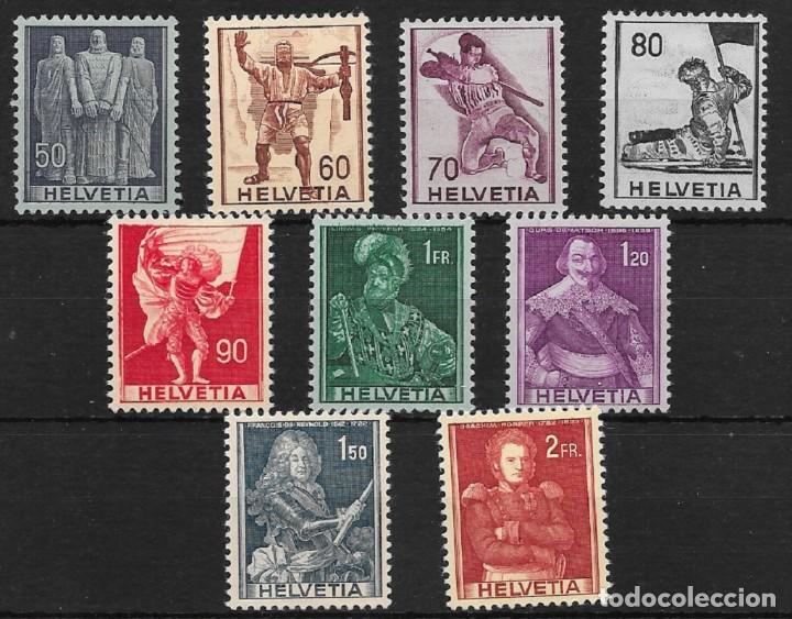 Sellos: SUIZA YVERT N&ordm; 358/66* - Foto 1