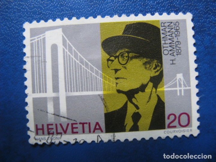 Sellos: suiza, othmar h. ammann - Foto 1