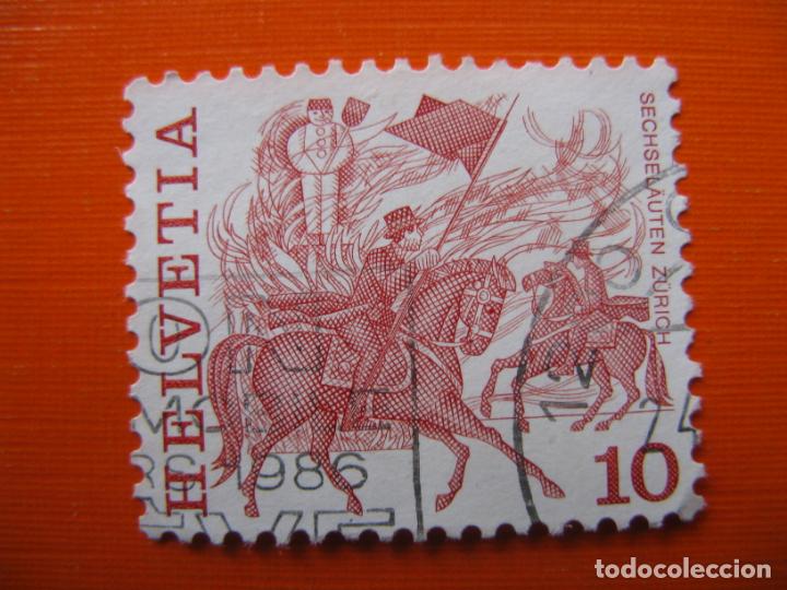 Sellos: -suiza, sello usado - Foto 1