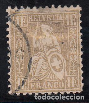Sellos: SUIZA, 1862 YVERT N&ordm; 41 - Foto 1