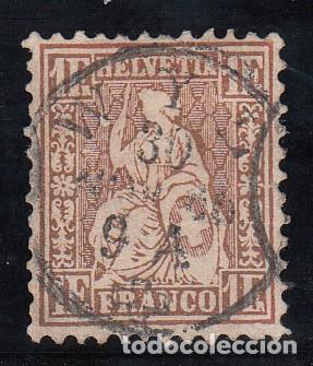 Sellos: SUIZA, 1862 YVERT N&ordm; 41a - Foto 1