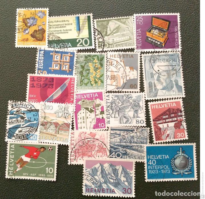 Sellos: Suiza. 20 Sellos usados distintos. Ref: e659 - Foto 1
