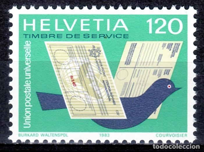 Sellos: 395 SUIZA 1983 SERVICIOS 1v. - Foto 1
