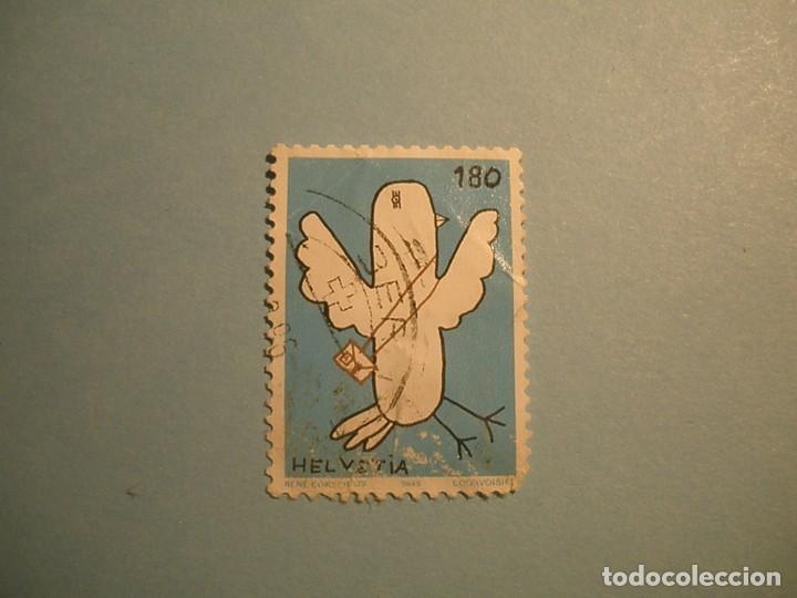Sellos: SUIZA - CARTERO PAJARO. - Foto 1