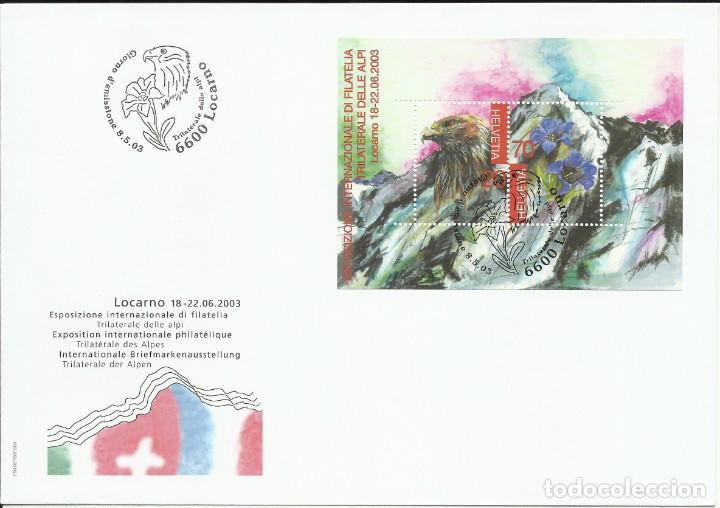 Sellos: SOBRE PRIMER DIA (FDC) SUIZA 2002 - Foto 1