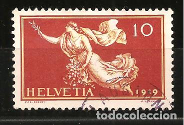 Sellos: SUIZA, YVERT 171, MATASELLADO - Foto 1